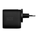 Зарядний пристрій для електроніки Native Union Fast GaN Charger PD 67W Dual USB-C Port Black FAST-PD67-BLK-INT фото 1