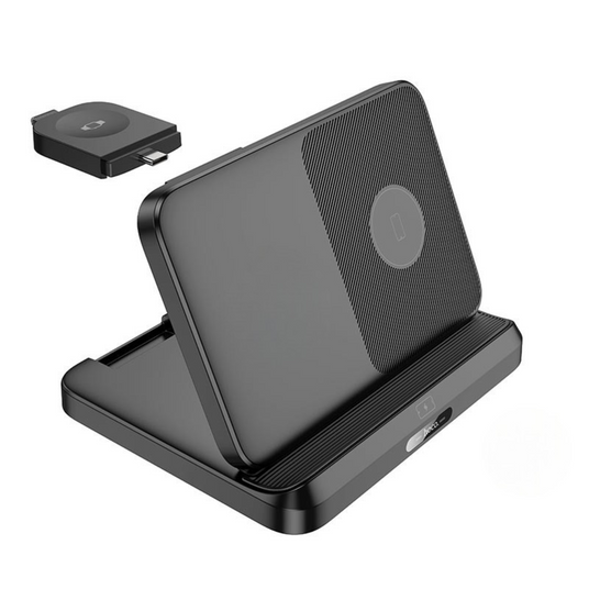 Купити – Док-станція бездротової зарядки 3 в 1 QINETIQ QH-22 15W