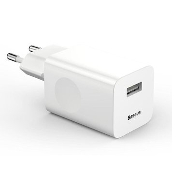 Мережевий зарядний пристрій BASEUS 24W Quick Charger 3.0 82010 фото