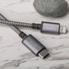 Шнур передачі даних 1.2 метра Lightning, USB-C Moshi Integra™ Cable Titanium Gray
