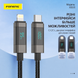 Кабель для зарядки Foneng XS05 Type-C на Type-C 100 Вт 1.2 м універсальний для смартфонів, призначений для швидкої зарядки iPhone мобільних телефонів павербанків та ноутбуків шнури для смартфонів і планшетів, Чорний