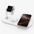 Станция для беспроводной зарядки Mr.Top 3 в 1 Wireless Charging Pad Qi 10W универсальная для смартфонов с поддержкой беспроводной зарядки Samsung iPhone специальная площадка для часов под оригинальную беспроводную зарядку 22050 фото