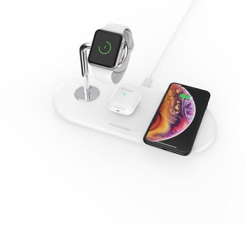 Станція для бездротової зарядки Mr.Top 3в1 Wireless Charging Pad Qi 10W 22050 фото