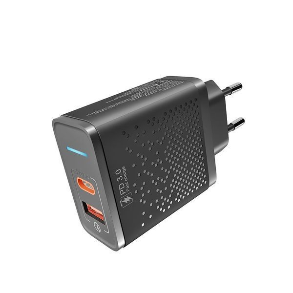 Зарядное устройство Yoki Led Series YK-20PD+QC 20W Черный