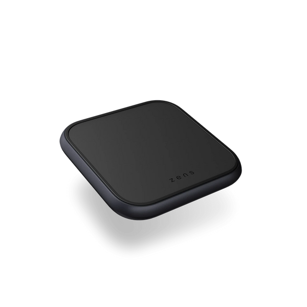 Стаціонарна бездротова зарядка для смартфонів Apple Zens Single Aluminium Wireless Charger Black 18W USB-C ZESC14B/00 фото