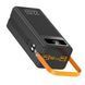 Повербанк 60000 mah 22.5W Qinetiq RQ-60 з LED дисплеєм і швидкою зарядкою PD/QC 5 портів з ліхтариком