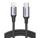 Кабель UGREEN US304 USB-C to Lightning M/M Cable Aluminum Shell Braided 1.5m (Black) (UGR-60760) UGR-60760 фото 1