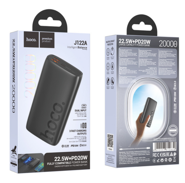 Power Bank Hoco J122A Respect 22.5W+PD20W 20000 mAh