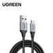 Кабель UGREEN US290 USB 2.0 A to Micro USB Cable Nickel Plating Aluminum Braid 2m (Black) (UGR-60148) UGR-60148 фото 1