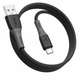 Кабель USB Ridea RC-SI35 SiliconePro Type-C 3A, Чорний