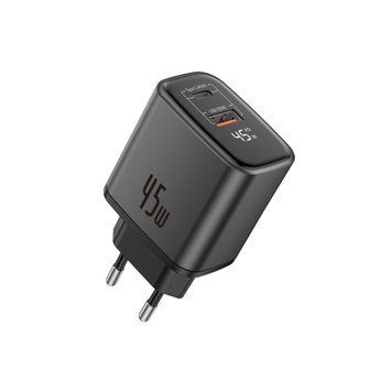 Мережевий зарядний пристрій FONENG USB-C USB Max20 Charger 45W з кабелем Type-C to Type-C 81350 фото