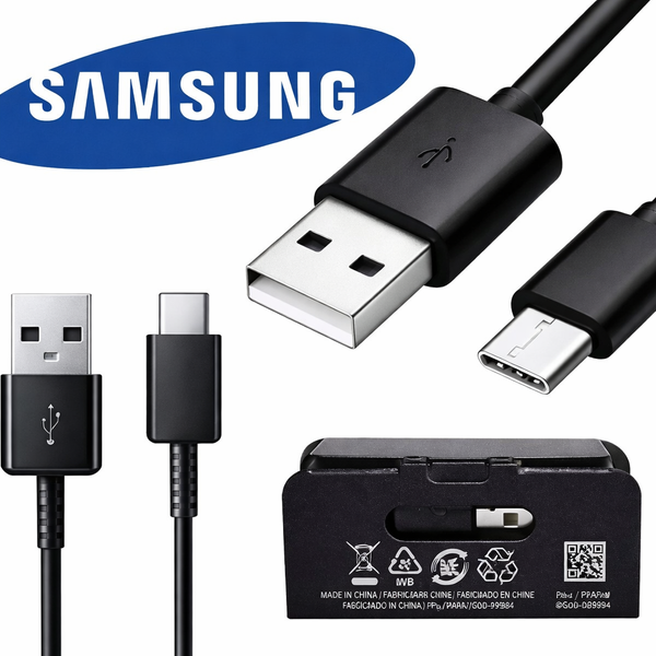 Зарядный кабель USB к USB Type C Samsung EP-DG970 Original- 1m, Черный, Чёрный