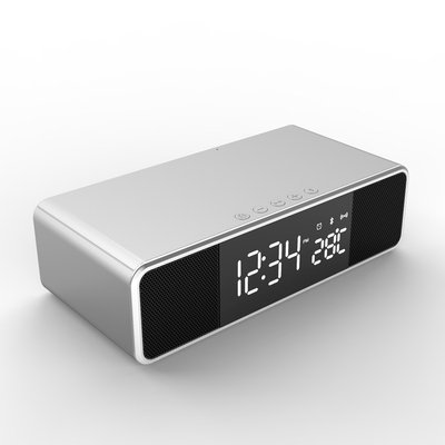 LED годинник з бездротовою зарядкою і Bluetooth-колонкою QINETIQ 2500 31072 фото