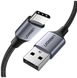 Кабель UGREEN US288 USB-A 2.0 to USB-C Cable Nickel Plating Aluminum Braid 1.5m (Black) (UGR-60127) UGR-60127 фото 2