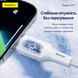 Кабель Foneng XS11 TypeC Lighting 30W 1.0м швидка зарядка QC3.0 PD плетений для айфону Apple Iphone AirPods, Білий