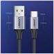 Кабель UGREEN US288 USB-A 2.0 to USB-C Cable Nickel Plating Aluminum Braid 1.5m (Black) (UGR-60127) UGR-60127 фото 5