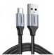 Кабель UGREEN US288 USB-A 2.0 to USB-C Cable Nickel Plating Aluminum Braid 1.5m (Black) (UGR-60127) UGR-60127 фото 3
