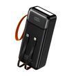 Повербанк QINETIQ RQ-30 Y300 30000 mAh 22.5W з 2 вбудованими кабелями та регульованим ліхтарем