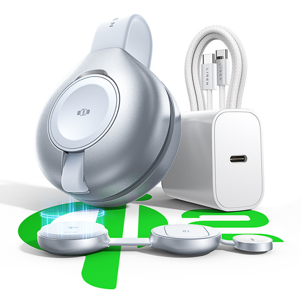 Складна док-станція LISEN 3 в 1 Qi2 MagSafe 25 Вт