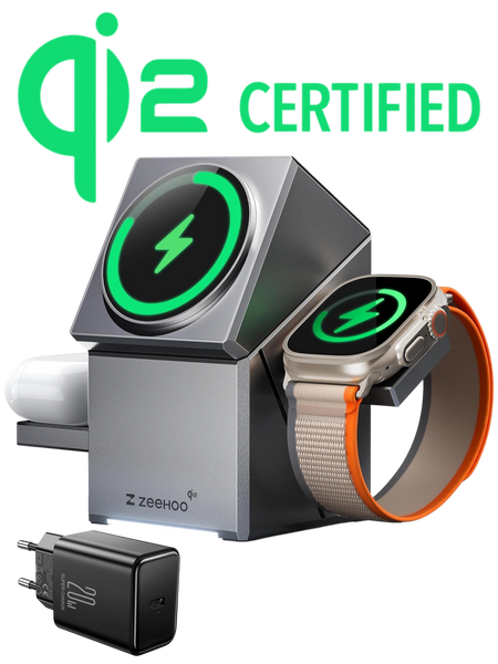 Qi2 MagSafe док-станція 3 в 1 Magic Cube 20Q 23 Вт