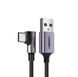 Кабель UGREEN US284 Right Angle USB-A to USB-C Cable 2m (Space Gray) (UGR-50942) UGR-50942 фото 1