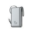 Павербанк Foneng PX154 20000mAh 45W для ноутбуків планшетів телефонів з висувним кабелем 70см та вбудованим кабелем (45W) з LCD дисплеєм 52199 фото