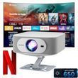 Смарт-проектор Salange P92Max Netflix сертифікований Full HD 1080P підтримка 4K домашній кінотеатр для дому та офісу з автофокусом Android 11