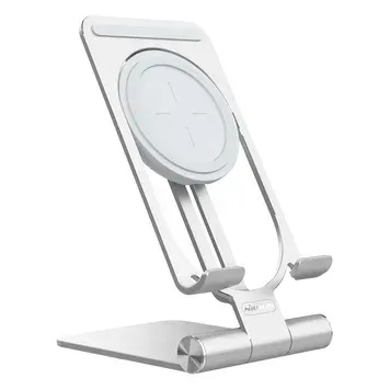 Беспроводная зарядка-подставка Nillkin PowerHold mini 15W Silver