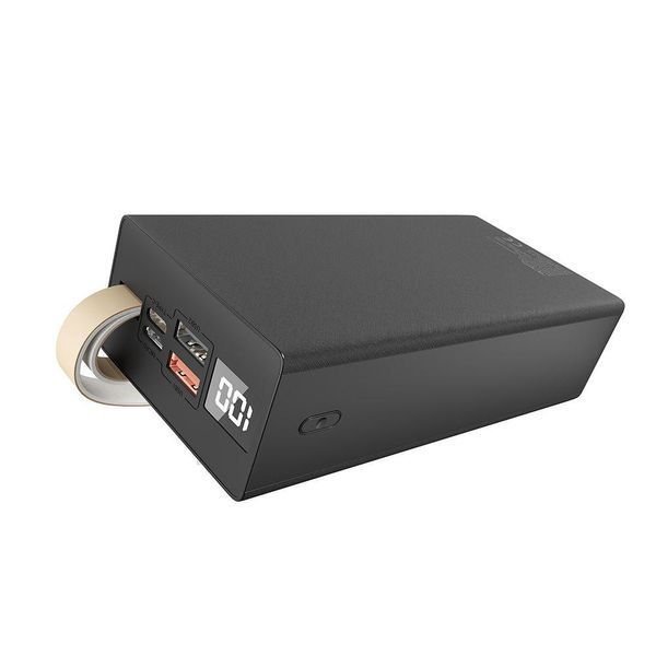 Повербанк QINETIQ RQ-50 Y105 50000 mAh 22.5W с кабелями Type-C и Lightning и регулируемым фонарём