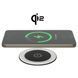 Скрытая беспроводная зарядка QINETIQ Invisible XE-60 15W/60 мм Fast Charge Premium Design для дома и офиса 45010 фото 1
