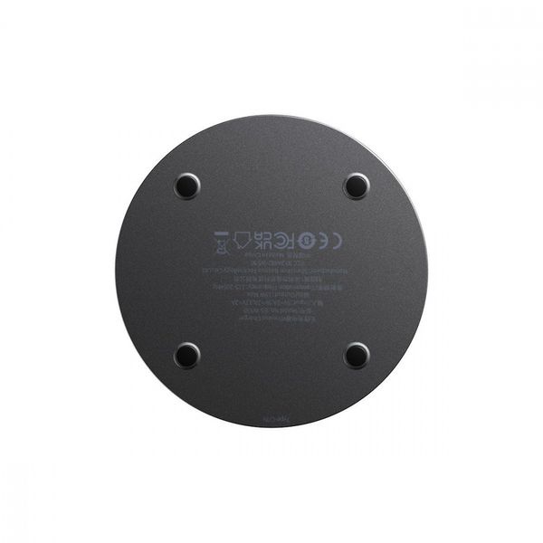 Бездротовий ЗП Baseus Simple 2 15W + Кабель Type-C To Type-C 24W (1m) black 45967 фото