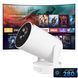 Смарт проектор Android 280 ANSI HD 720P підтримка 4K wi-fi 6 Bluetooth Salange Home series Ultra портативний міні-проектор для дому і офісу домашній кінотеатр для фільмів і презентацій HDMI USB 180&deg; поворот + сумка в подарунок
