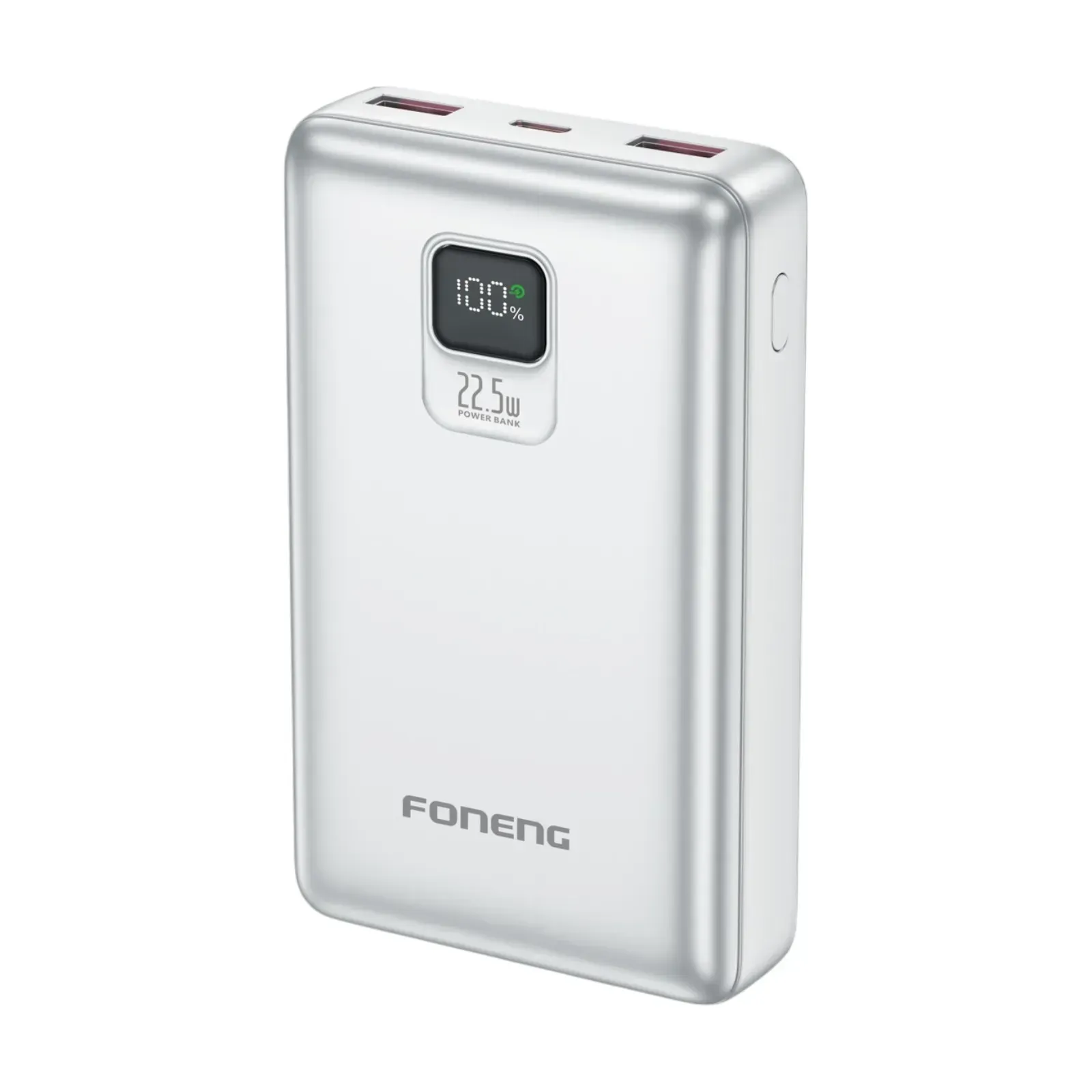 Повербанк Foneng PX126 20000 mAh 22.5W компактний з LCD-дисплеєм