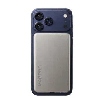 Магнітний повербанк QINETIQ 5000 mAh 20W тонкий MagSafe для iPhone