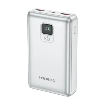 Повербанк Foneng PX126 20000 mAh 22.5W компактный с LCD-дисплеем