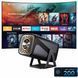 Смарт проектор Android 200 ANSI HD 720P підтримка 4K wi-fi 6 Bluetooth Salange Home series Ultra портативний міні-проектор для дому і офісу домашній кінотеатр для фільмів і презентацій HDMI USB 180&deg; поворот