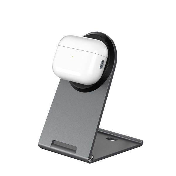 Qi2 беспроводная зарядка magsafe 15W Qinetiq Q3 складная Aluminium Magnetic Wireless Charger для Apple iPhone 12 13 14 15 56120 фото