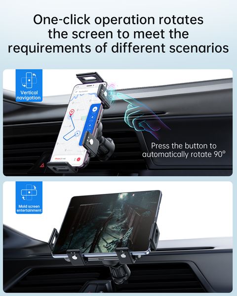 Автодержатель с беспроводной зарядкой QinetiQ QN-20 for Samsun (Fold-Flip-S24) iPhone 12-15 (Pro Max) 11100 фото