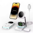 Док-станція 3 в 1 QINETIQ T6 MagSafe 25W для Apple 24023 фото
