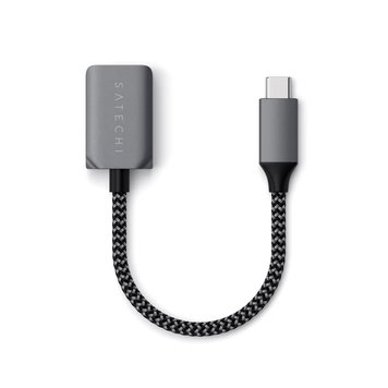 Адаптер передачі даних Satechi USB-C to USB 3.0 Adapter Cable Space Gray (ST-UCATCM) ST-UCATCM фото