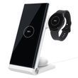 Беспроводная зарядная док станция 3 в 1 Nillkin Magsafe PowerTrio 3 in 1 для смартфона Samsung часов Galaxy Watch и наушников Galaxy Buds Note S Fold Flip