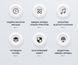 Беспроводная настольная зарядка Qi2.2 25W магнитная док-станция 3 в 1 magsafe беспроводная зарядка для Apple iphone 16 17 airpods iwatch QINETIQ Z6 33W с подсветкой и bluetooth колонкой сертифицированная