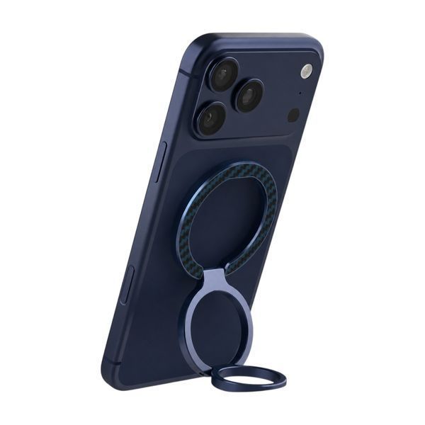 Магнитное кольцо-держатель Nillkin SnapGrip для MagSafe, 360&deg;, складной, подставка и кольцо 2-в-1 Blue, Синий