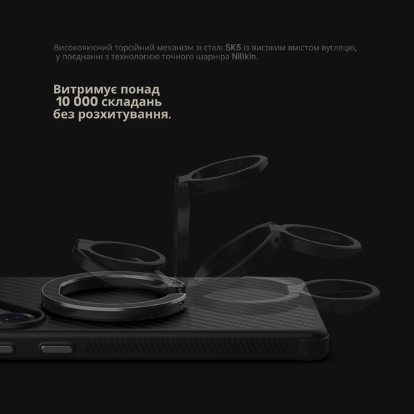 Магнитное кольцо-держатель Nillkin SnapGrip для MagSafe, 360&deg;, складной, подставка и кольцо 2-в-1 Blue, Синий
