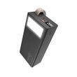 Повербанк QINETIQ RQ-30 Y103 30000 mAh 22.5W з кабелями Type-C і Lightning та регульованим ліхтарем