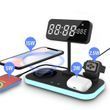 Док-станція 3 в 1 QINETIQ QN-8A MagSafe для Apple