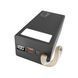 Повербанк QINETIQ RQ-40 Y104 40000 mAh 22.5W с кабелями Type-C и Lightning и регулируемым фонарём