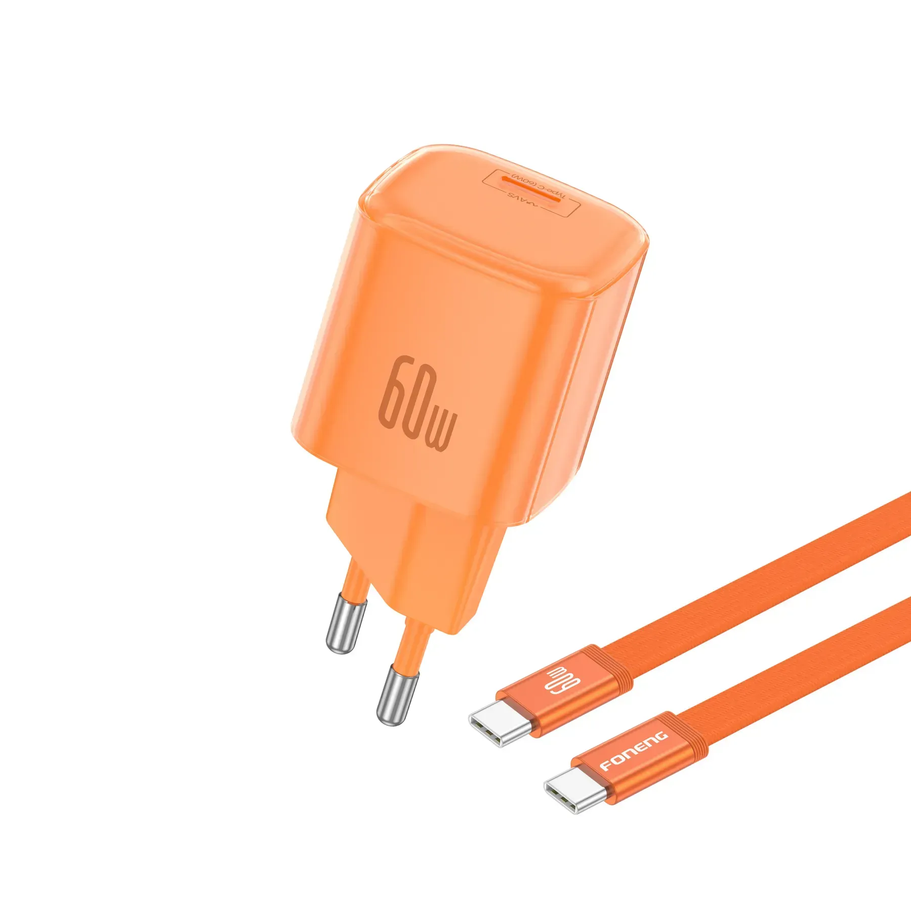 Зарядний пристрій Foneng Max40 60W GaN для смартфона і ноутбука
