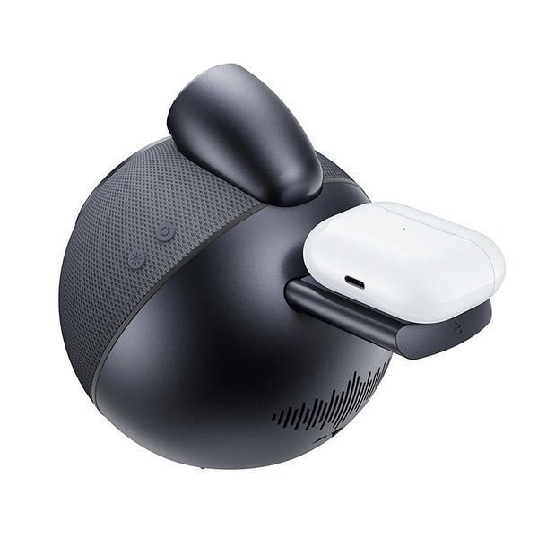 Магнитная док-станция K10 Air MagSafe 3 в 1 для Apple iPhone 12 17 Pro Max Samsung S25 S26 Ultra 33W беспроводная зарядная станция с Bluetooth колонкой универсальная зарядная док станция для смартфонов с системой Магсейф 22434 фото