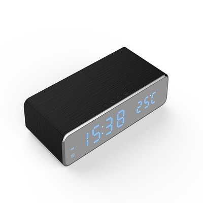 Годинник з бездротовою зарядкою Fast wireless charger & clock QINETIQ 2000 10w 31021 фото